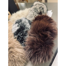 Load image into Gallery viewer, Qnuz Fake fur Headband w elastic Hat/Glove 60 Marron
