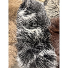 Load image into Gallery viewer, Qnuz Fake fur Headband w elastic Hat/Glove 99 Black
