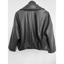 Load image into Gallery viewer, Qnuz Clothing Fake leather Jacket Clothing 99 Black
