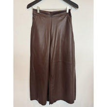Load image into Gallery viewer, Qnuz Clothing Fake leather Trousers Skirt Clothing 606 Choco
