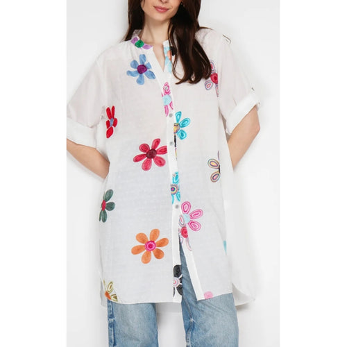 Qnuz Clothing Feline Embrodery shirt/tunic Clothing 01 Multi