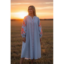 Load image into Gallery viewer, Qnuz Clothing Flora Dress Clothing 32 blue
