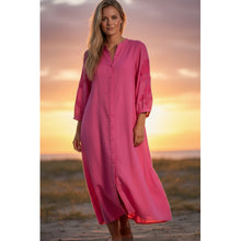 Load image into Gallery viewer, Qnuz Clothing Flora Dress Clothing 44 Raspberry
