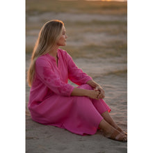 Load image into Gallery viewer, Qnuz Clothing Flora Dress Clothing 44 Raspberry
