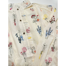 Load image into Gallery viewer, Qnuz Clothing Flora Shirt w embrodery Clothing 13 Ecru
