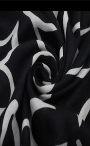 Qnuz Flower Print Scarf 90 x 180 cm Scarf