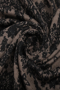 Qnuz Flower Print Scarf 90 x 180 cm Scarf