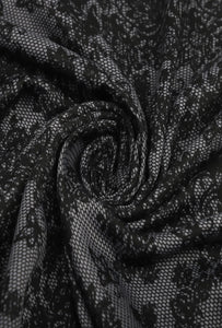 Qnuz Flower Print Scarf 90 x 180 cm Scarf