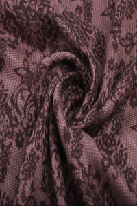Qnuz Flower Print Scarf 90 x 180 cm Scarf