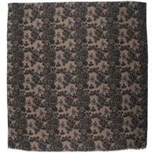 Load image into Gallery viewer, Qnuz Flower Print Scarf 90 x 180 cm Scarf 60 Marron
