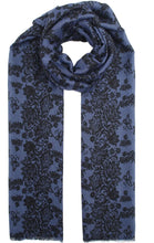 Load image into Gallery viewer, Qnuz Flower Print Scarf 90 x 180 cm Scarf
