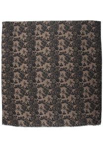 Qnuz Flower Print Scarf 90 x 180 cm Scarf