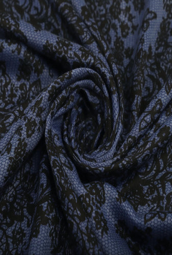 Qnuz Flower Print Scarf 90 x 180 cm Scarf