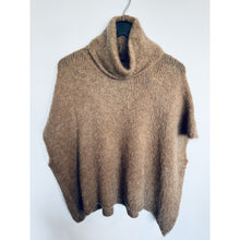 Load image into Gallery viewer, Qnuz Clothing High Neck Knit West 16% mohair 16% wool Clothing 61 Camel
