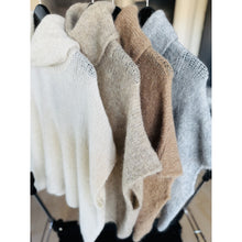 Load image into Gallery viewer, Qnuz Clothing High Neck Knit West 16% mohair 16% wool Clothing 97 Grey
