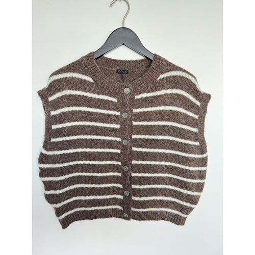 Qnuz Clothing High Neck Knit West 16% mohair 16% wool Clothing 63 Taupe
