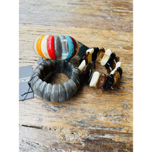 Load image into Gallery viewer, Qnuz &quot;Jade &quot; Retro Bracelet w elastic Bracelet
