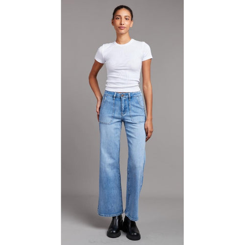 Qnuz Clothing Jeans w. pockets Clothing 33 denim blue