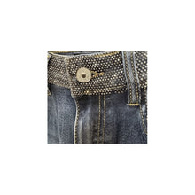 Load image into Gallery viewer, Qnuz Clothing Jeans w BLING Waist Clothing 33 denim blue

