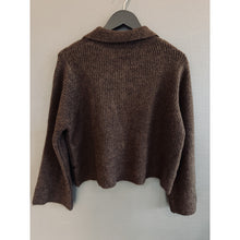 Load image into Gallery viewer, Qnuz Clothing Knit Cardigan Clothing 606 Choco
