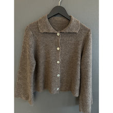Load image into Gallery viewer, Qnuz Clothing Knit Cardigan Clothing 63 Taupe
