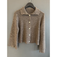 Load image into Gallery viewer, Qnuz Clothing Knit Cardigan Clothing 63 Taupe

