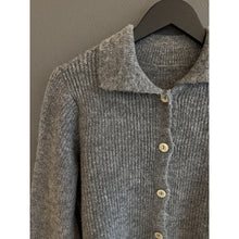 Load image into Gallery viewer, Qnuz Clothing Knit Cardigan Clothing 98 Dark Grey
