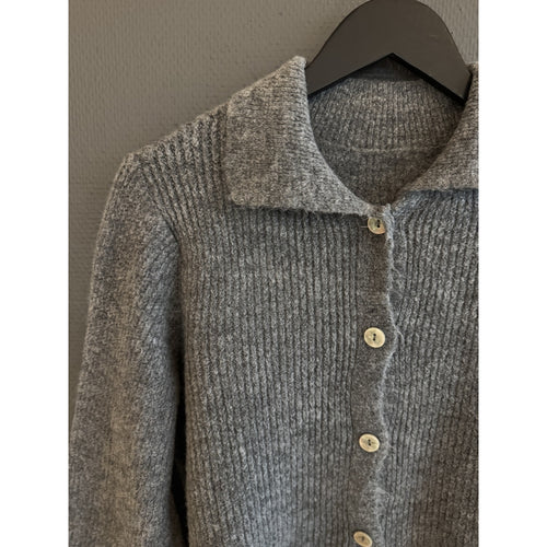 Qnuz Clothing Knit Cardigan Clothing 98 Dark Grey