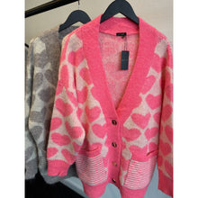 Load image into Gallery viewer, Qnuz Clothing Knitted Blouse w Hearts Clothing 4444 Bublegum

