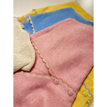 Load image into Gallery viewer, Qnuz Clothing Knitted West w crocheted edges Clothing 13 Ecru
