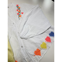Load image into Gallery viewer, Qnuz Clothing LUX Shirt w embrodery Clothing 10 White
