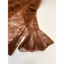 Load image into Gallery viewer, Qnuz Clothing Lace Blouse w Beautyful Cuffs Clothing 66 Terracotta
