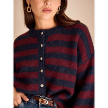 Load image into Gallery viewer, Qnuz Clothing Lux Knit w Stripes Clothing 30 Blue
