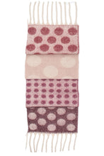 Load image into Gallery viewer, Qnuz Lux Scarf w DOTS 20% wool 40 x 188 Scarf
