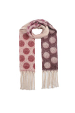 Load image into Gallery viewer, Qnuz Lux Scarf w DOTS 20% wool 40 x 188 Scarf
