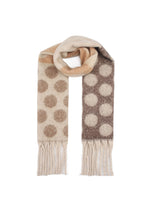 Load image into Gallery viewer, Qnuz Lux Scarf w DOTS 20% wool 40 x 188 Scarf
