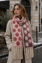 Load image into Gallery viewer, Qnuz Lux Scarf w DOTS 20% wool 40 x 188 Scarf
