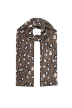 Load image into Gallery viewer, Qnuz Lux Scarf w Dots 20% wool 90 x 190 Scarf
