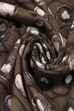 Load image into Gallery viewer, Qnuz Lux Scarf w Dots 20% wool 90 x 190 Scarf
