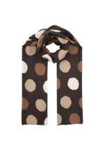 Load image into Gallery viewer, Qnuz Lux Scarf w Dots 20% wool 90 x 190 Scarf
