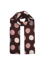 Load image into Gallery viewer, Qnuz Lux Scarf w Dots 20% wool 90 x 190 Scarf
