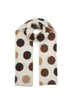 Load image into Gallery viewer, Qnuz Lux Scarf w Dots 20% wool 90 x 190 Scarf
