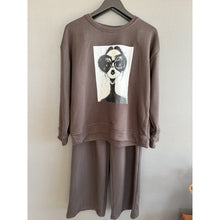 Load image into Gallery viewer, Qnuz Clothing Lux Sweat Pants w pockets Clothing 606 Choco
