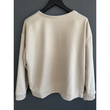 Load image into Gallery viewer, Qnuz Clothing Lux Sweat w print Clothing 13 Beige
