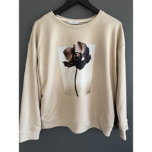 Load image into Gallery viewer, Qnuz Clothing Lux Sweat w print Clothing 13 Beige
