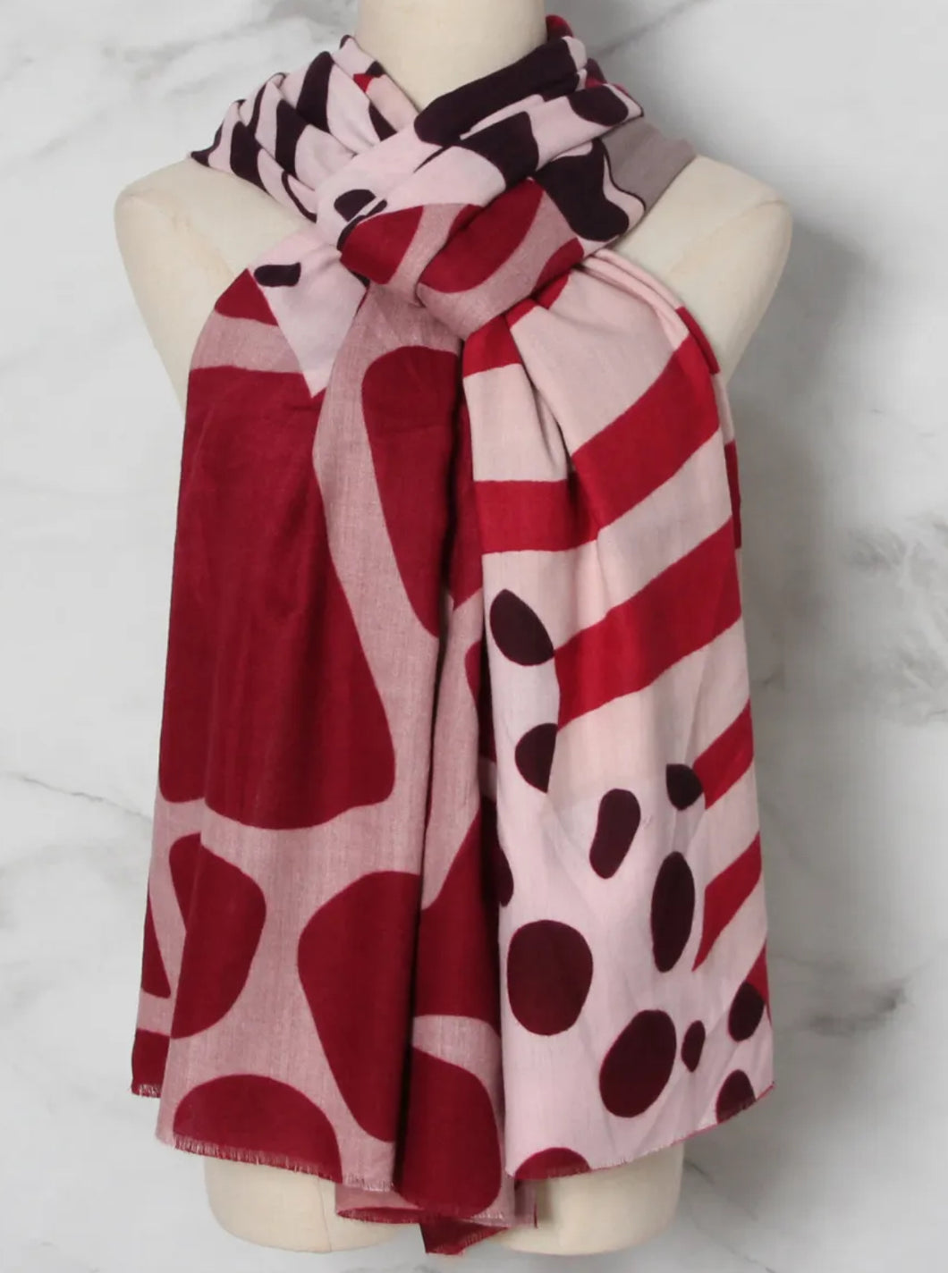 Qnuz Lux scarf 20% wool 80% viscose Scarf