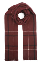 Load image into Gallery viewer, Qnuz Lux scarf w lurex 20% wool 85 x200 Scarf
