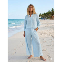 Load image into Gallery viewer, Qnuz Clothing Luxus Bohome Pants Broderi Anglais Clothing 32 pastel Blue
