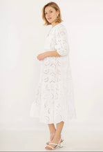 Load image into Gallery viewer, Qnuz Clothing Luxus Bohome dress Clothing 10 White
