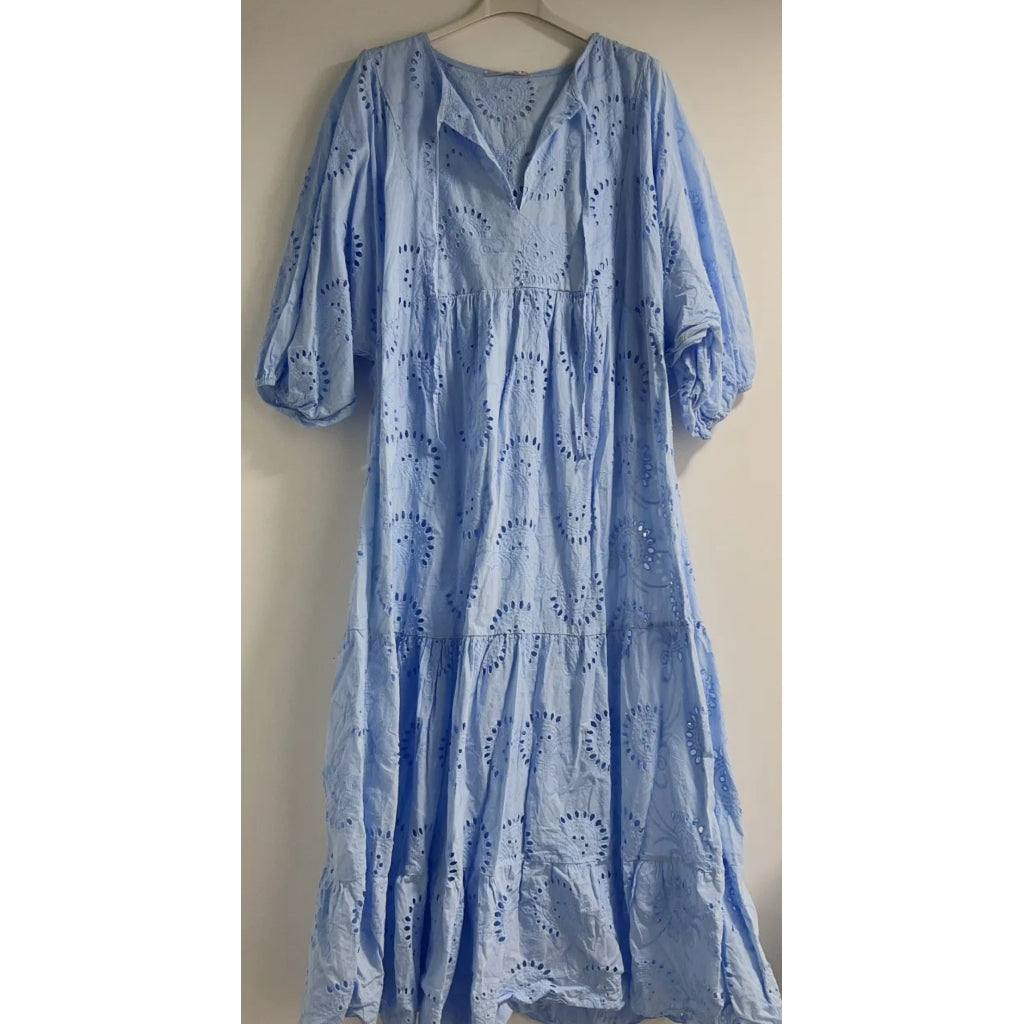 Qnuz Clothing Luxus Bohome dress Clothing 32 blue
